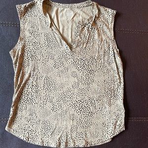 Gap sleeveless leopard print